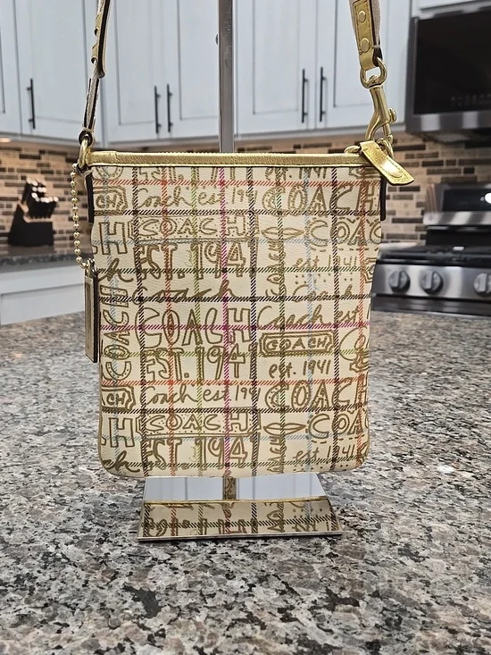 Coach Tattersall Graffiti Swingpack - COA - Picture 5 of 17